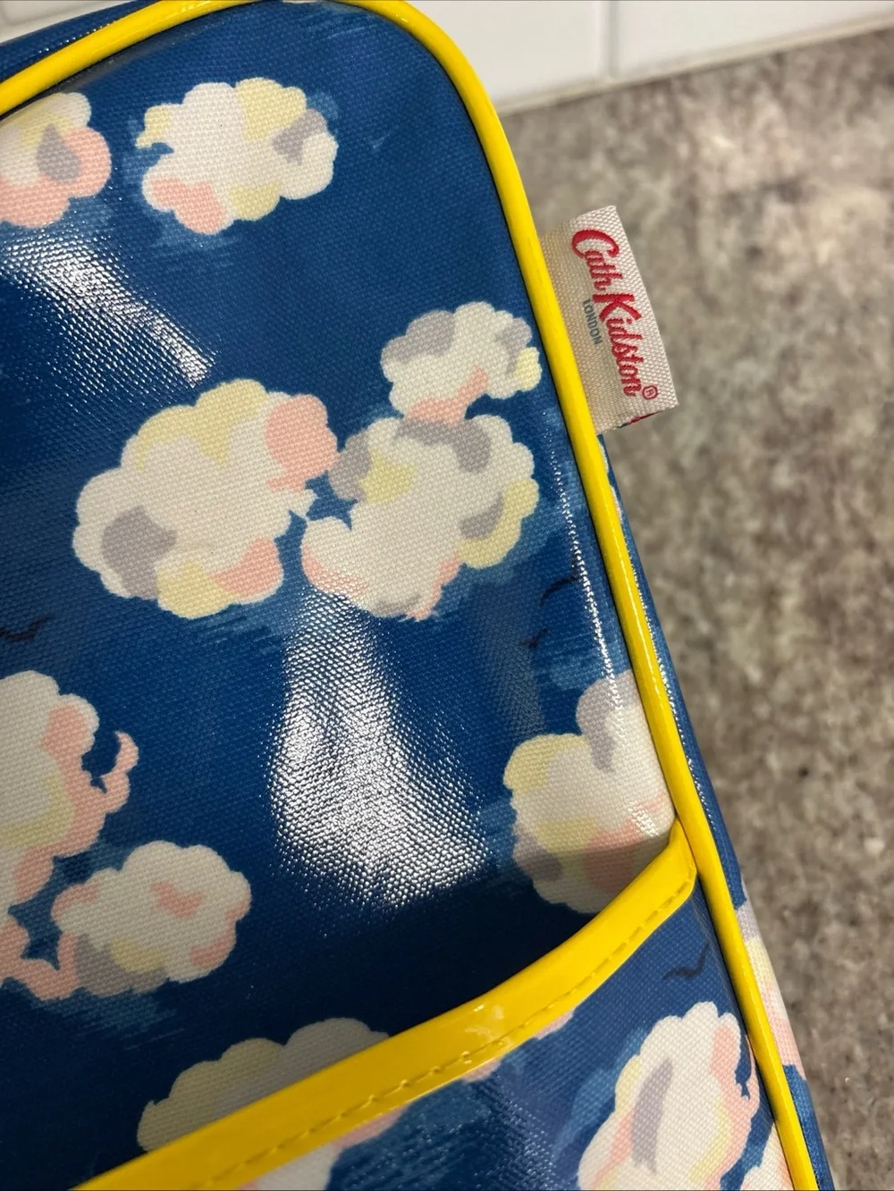 Cath Kidston Oil Cloth Sewing Machine Cover Protective Dust Cover W/ Pockets